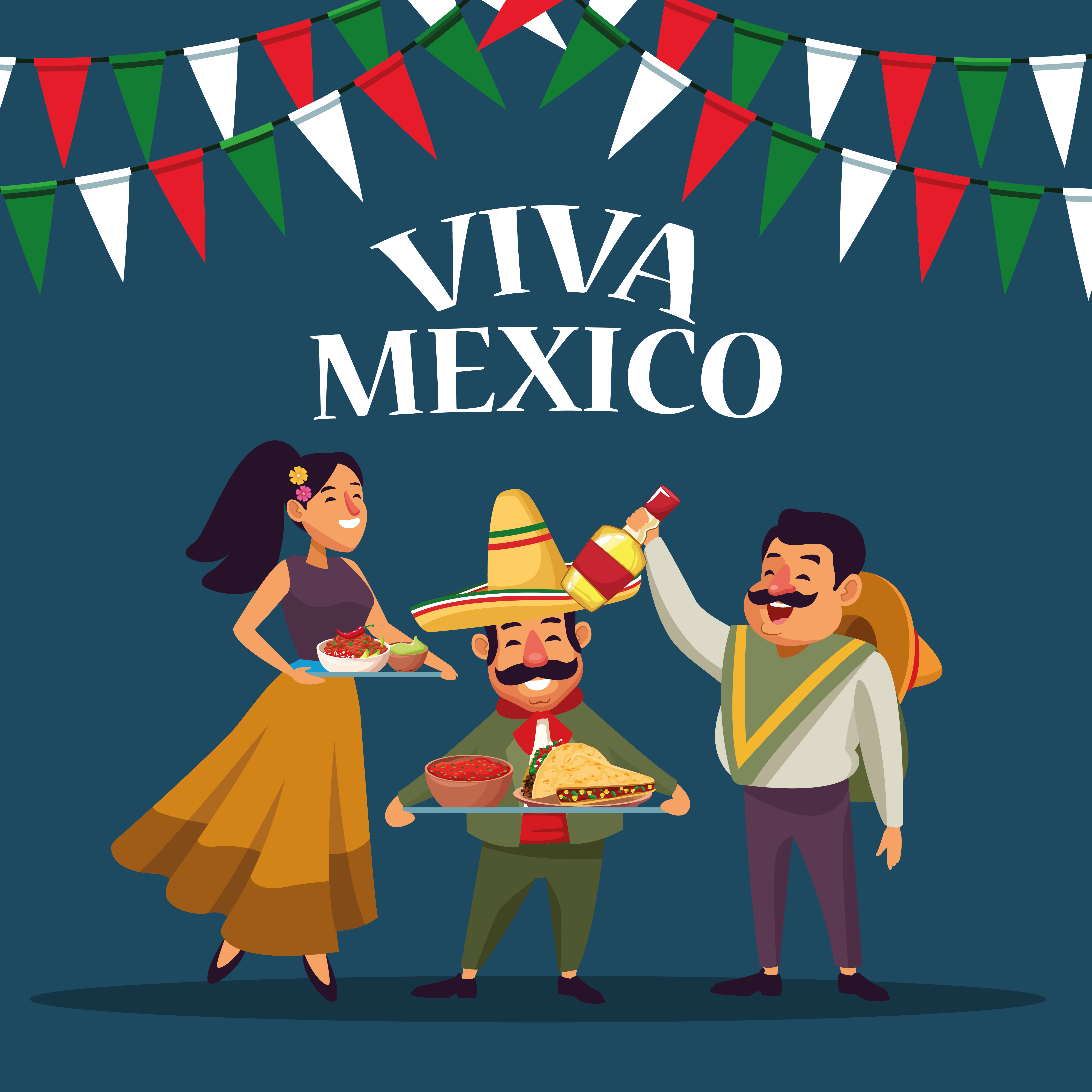 Viva mexico cartoons 654713 Vector Art at Vecteezy