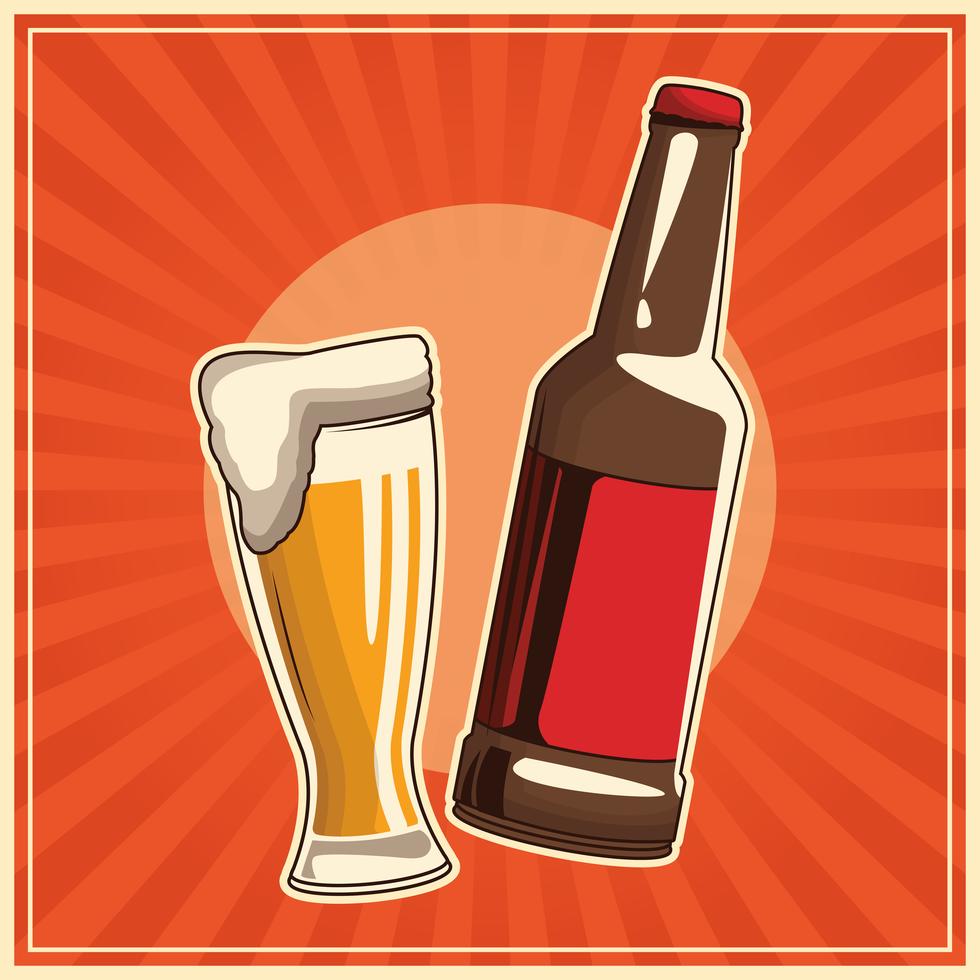 vintage drink poster 654736 Vector Art at Vecteezy