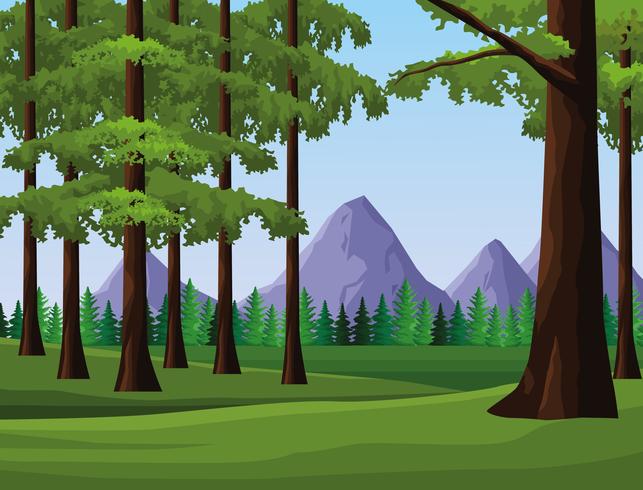 Paisaje del paisaje de la pasión por los viajes vector