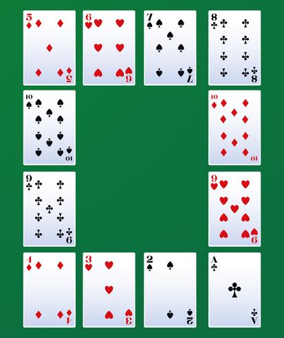 Poker leisure cards vector