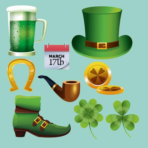 Happy saint patricks day vector