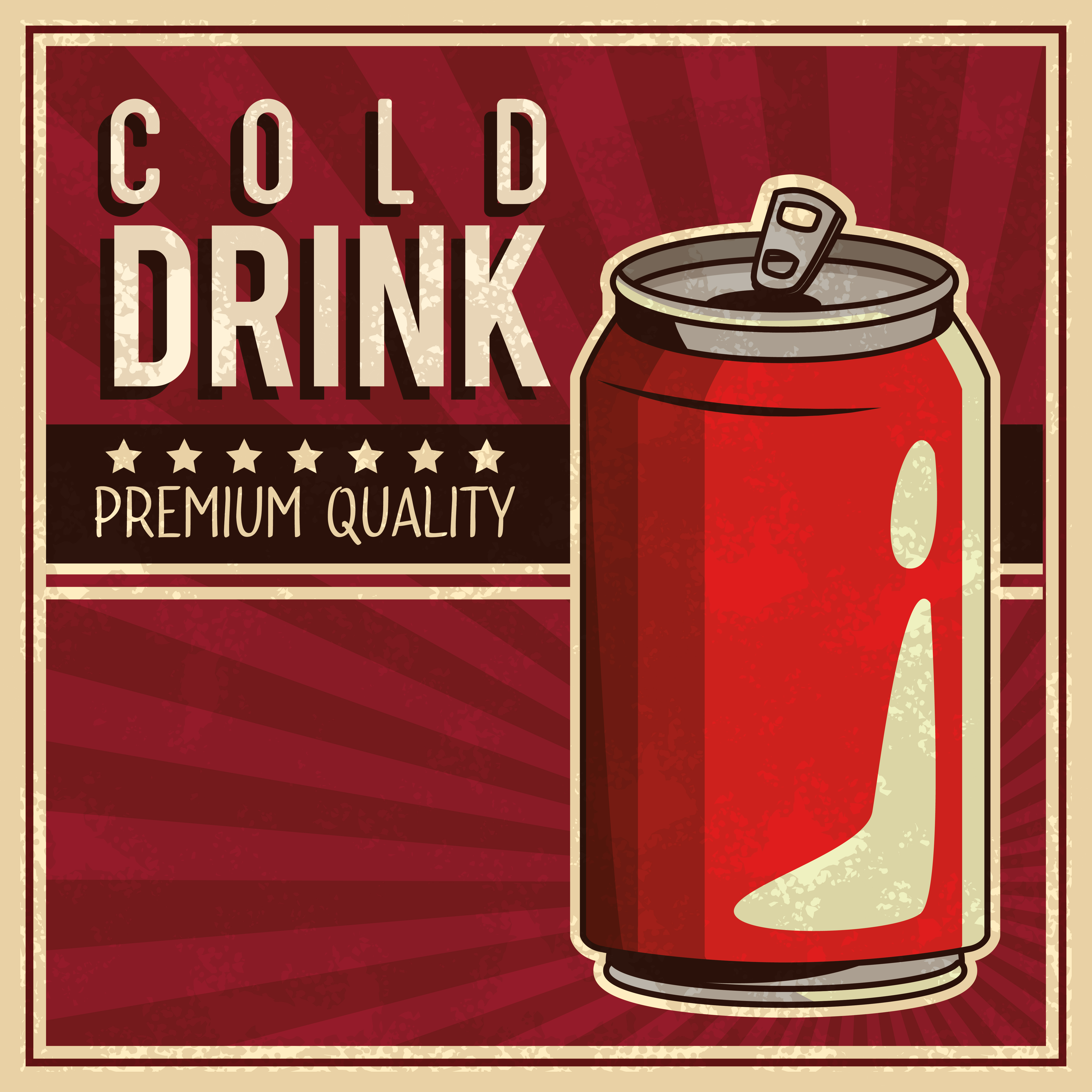 vintage drink poster 654964 Vector Art at Vecteezy