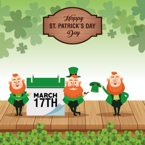 Feliz dia DE SAN Patricio vector