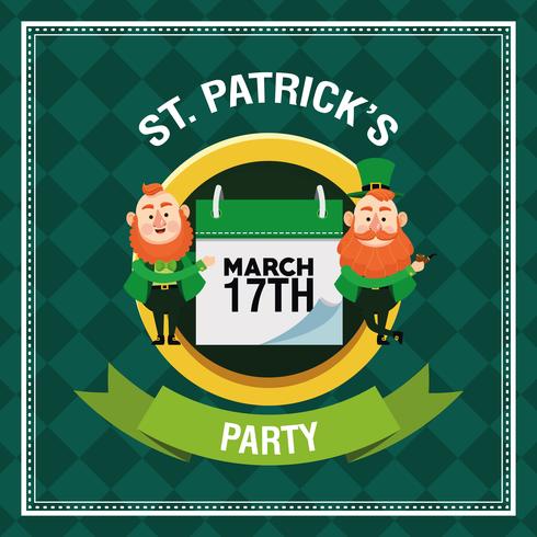 Happy saint patricks day vector