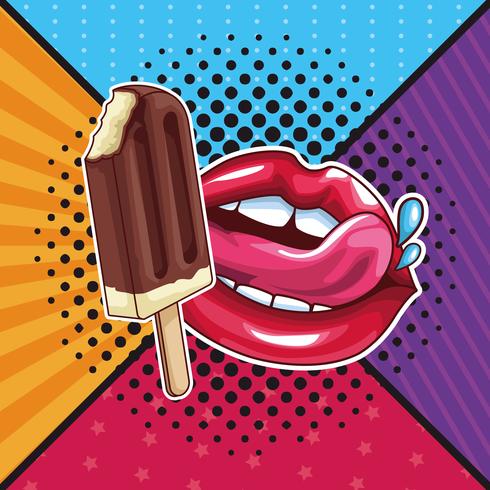 Pop art cartoons vector