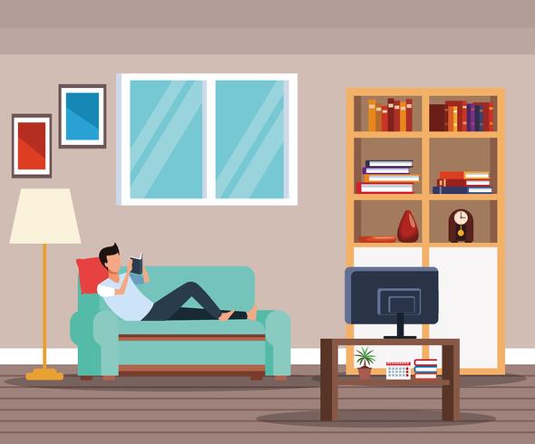 activities and free time at home vector