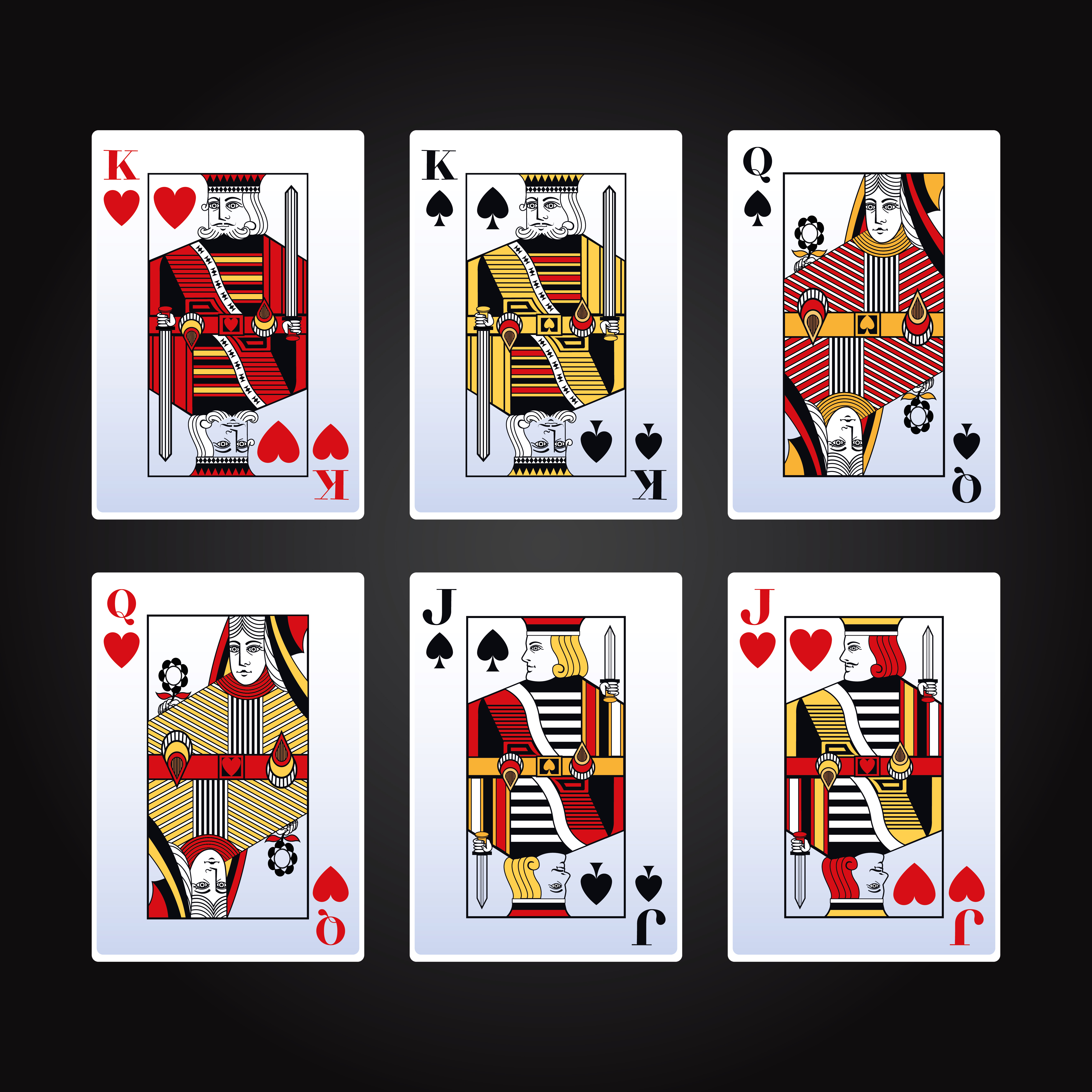 To emphasize Making Lyricist Poker cards game 655265 Vector Art at Vecteezy