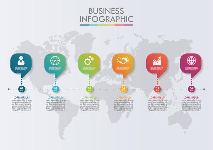 Business data visualization.  vector