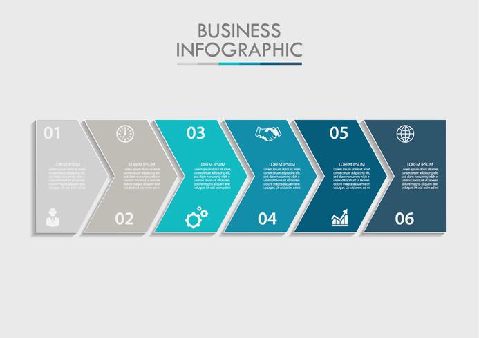 Business data visualization.  vector