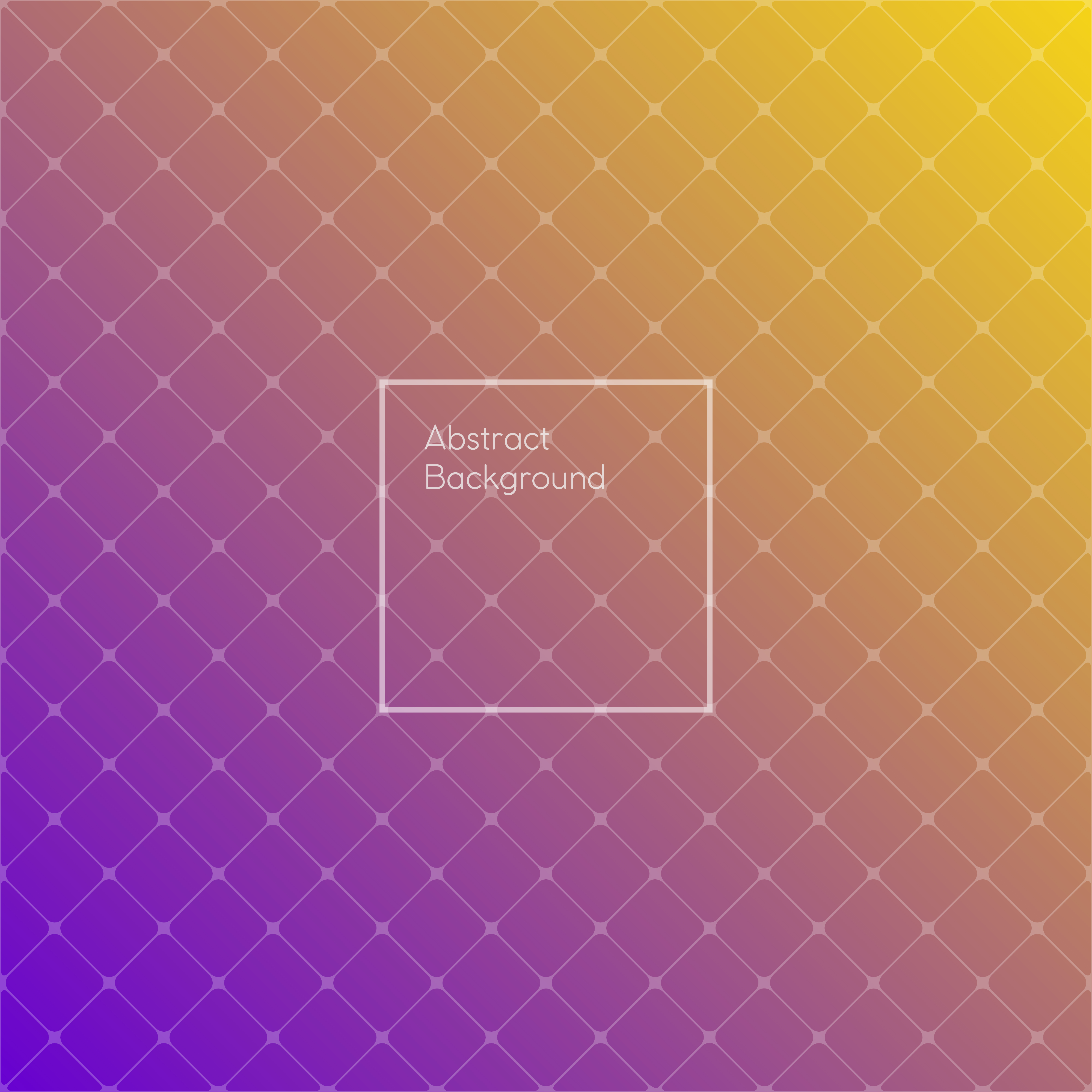 Gradient Purple And Yellow Colored Triangle Polygon Pattern