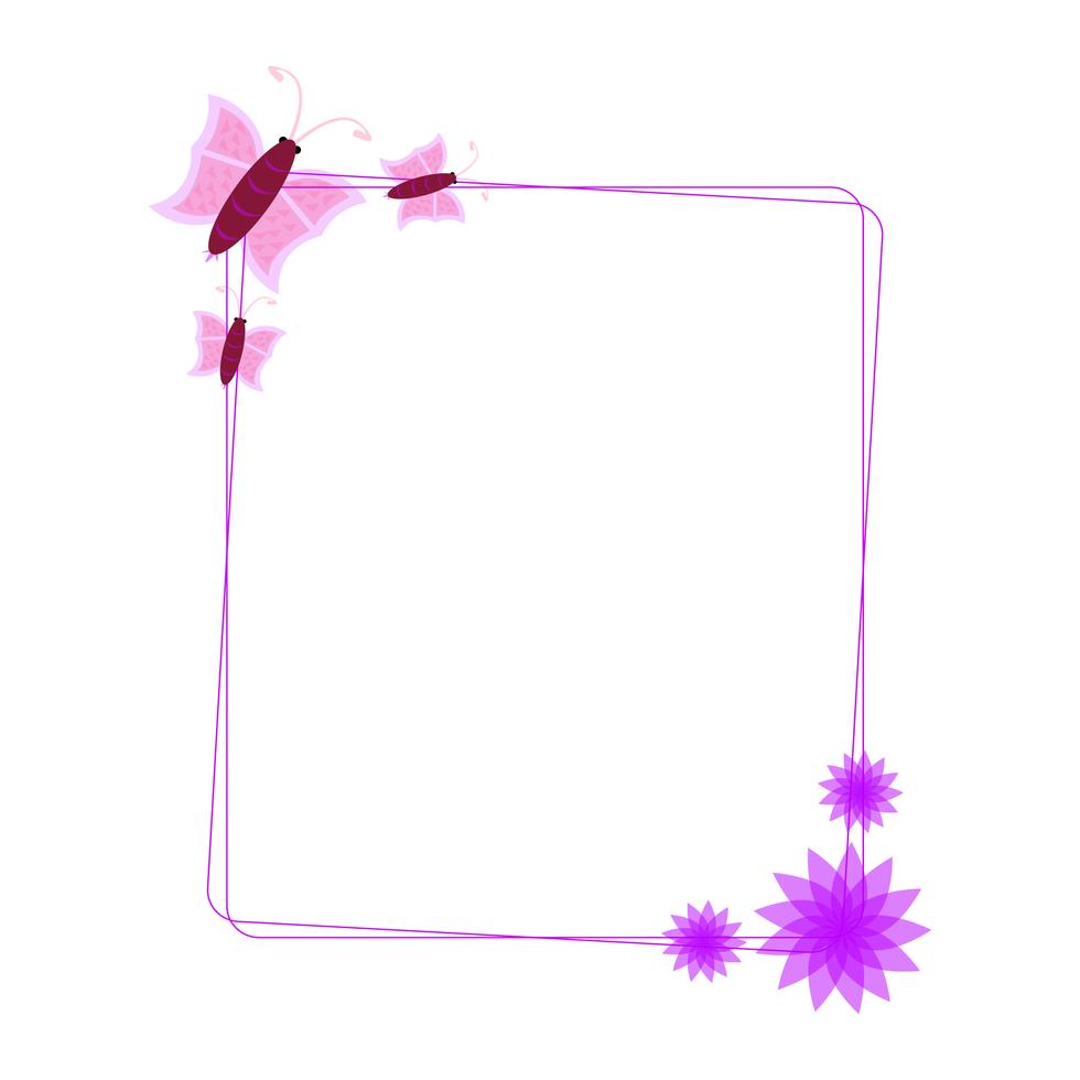 Nice Photo Frame Vector Illustration 655368 Vector Art at Vecteezy