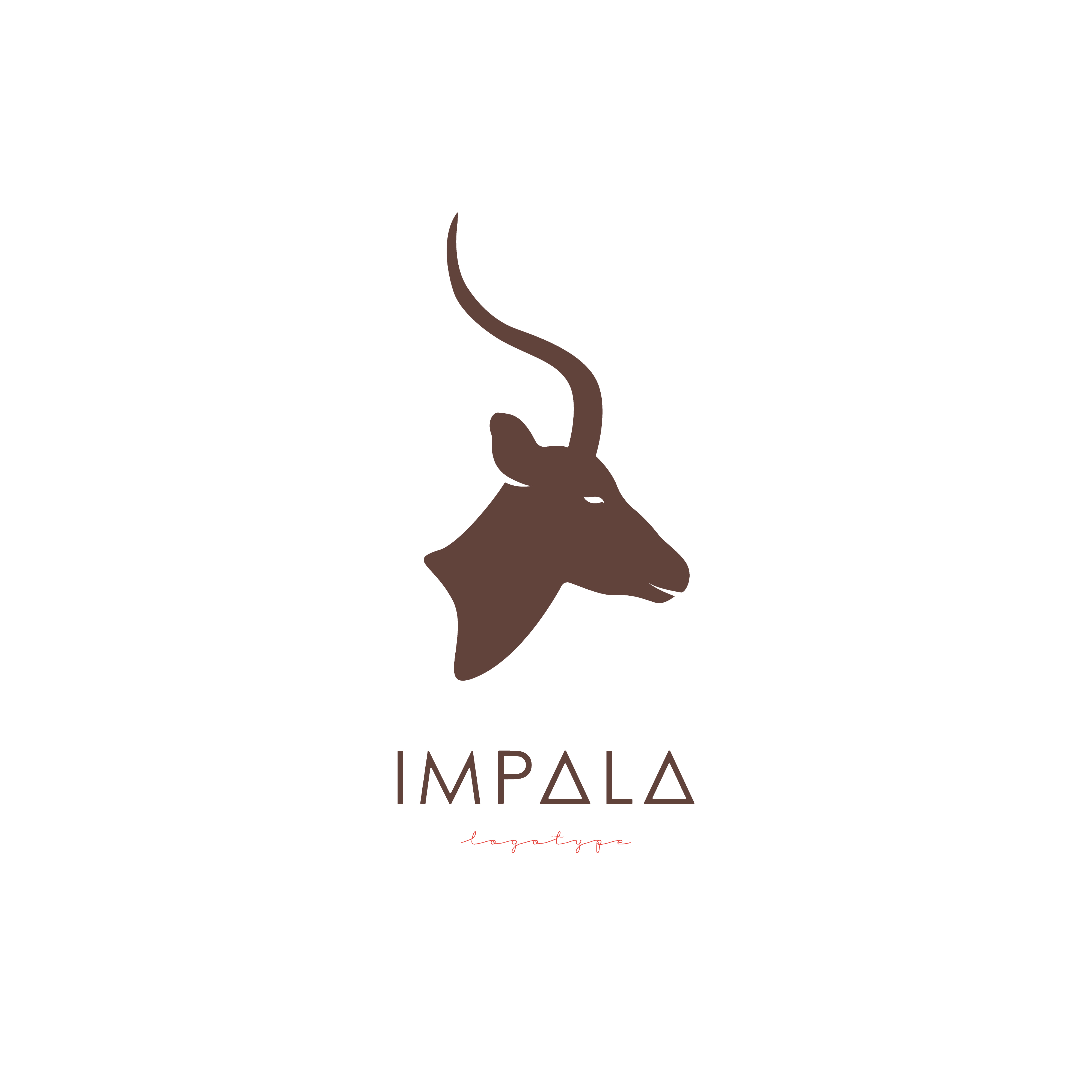 Artistic stylized Impala logotype. 655413 Vector Art at Vecteezy