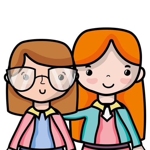 teacher with student to class education lesson vector