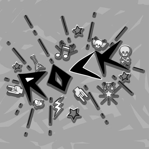 rock music festival event concert vector