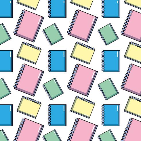 notebook papers object design to write background vector