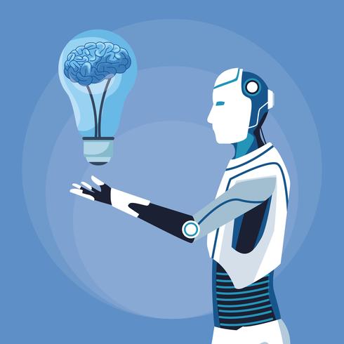 humanoid robot avatar vector