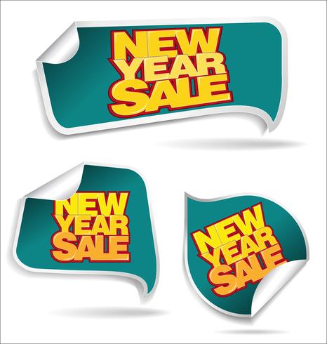 New Year Sale background vector
