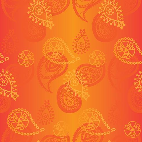 Seamless indian pattern vector