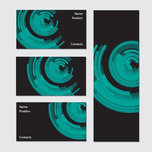 Global business card vector