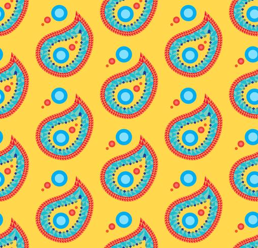 Seamless indian pattern vector