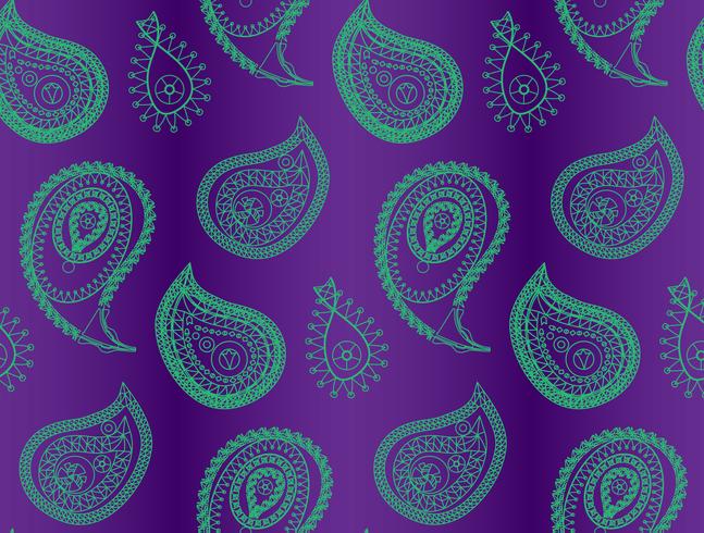 Seamless indian pattern vector