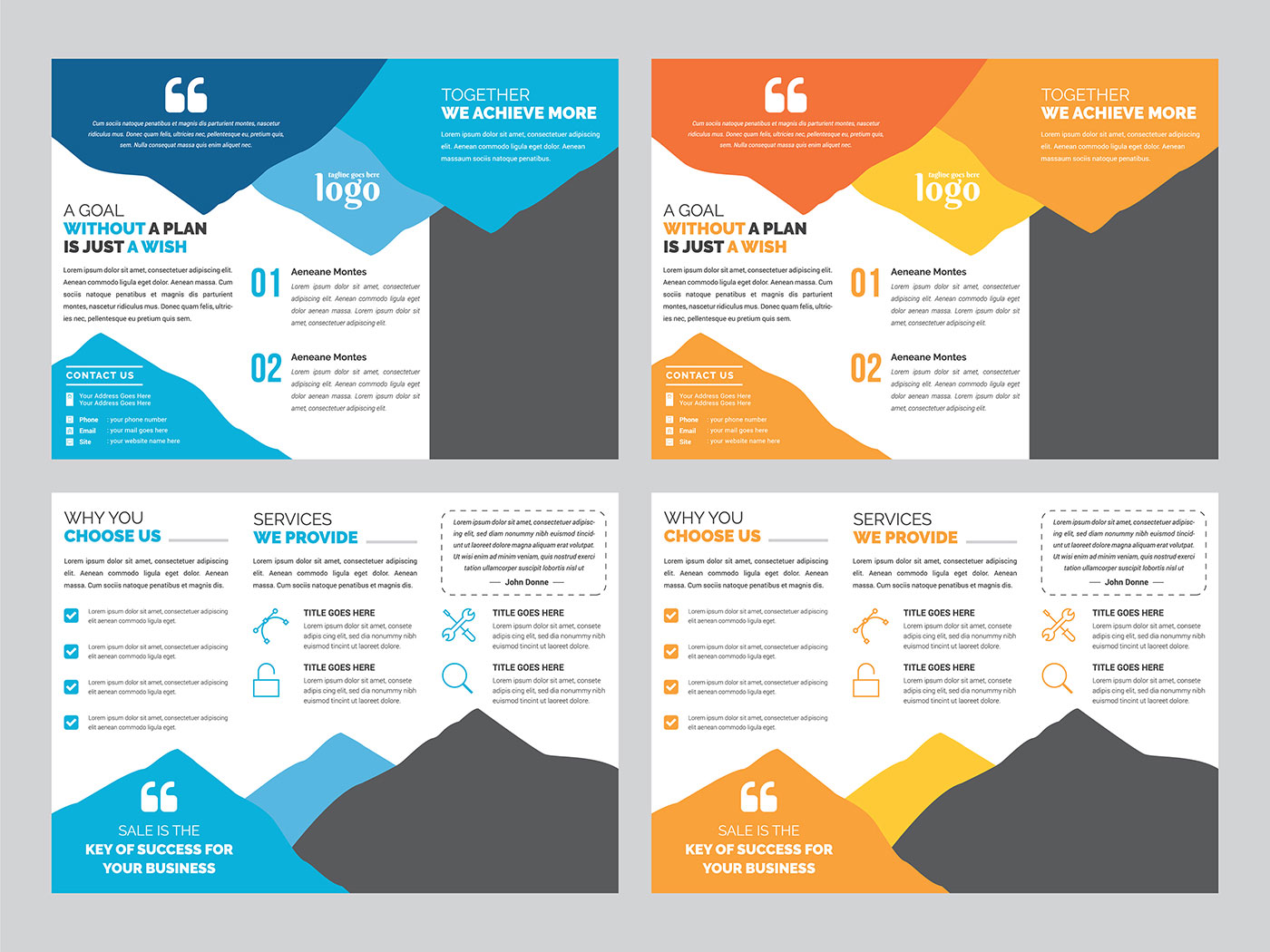 Tri Fold Brochure  Design  Template  Download  Free  Vectors 