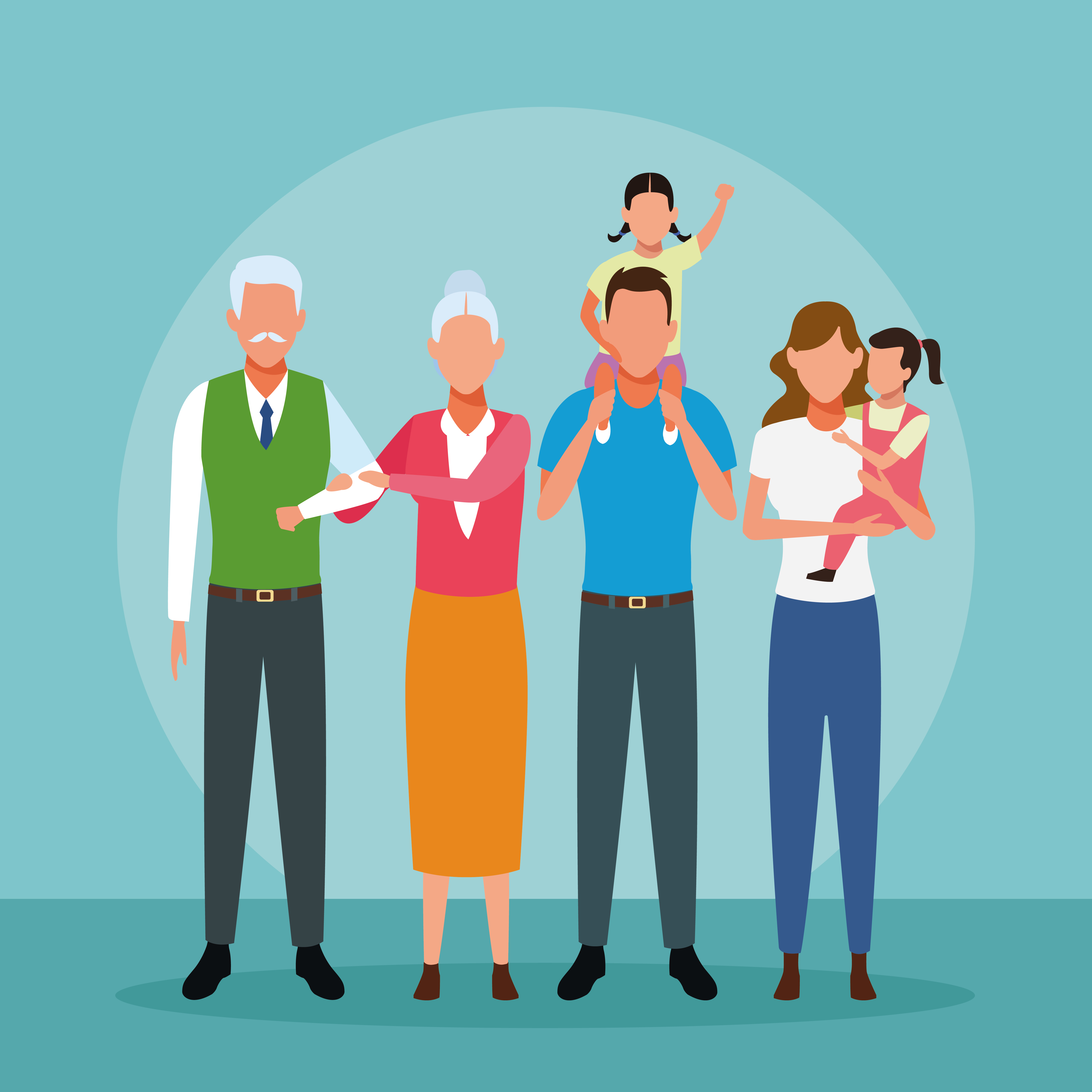 Family people cartoon 657455 Vector Art at Vecteezy