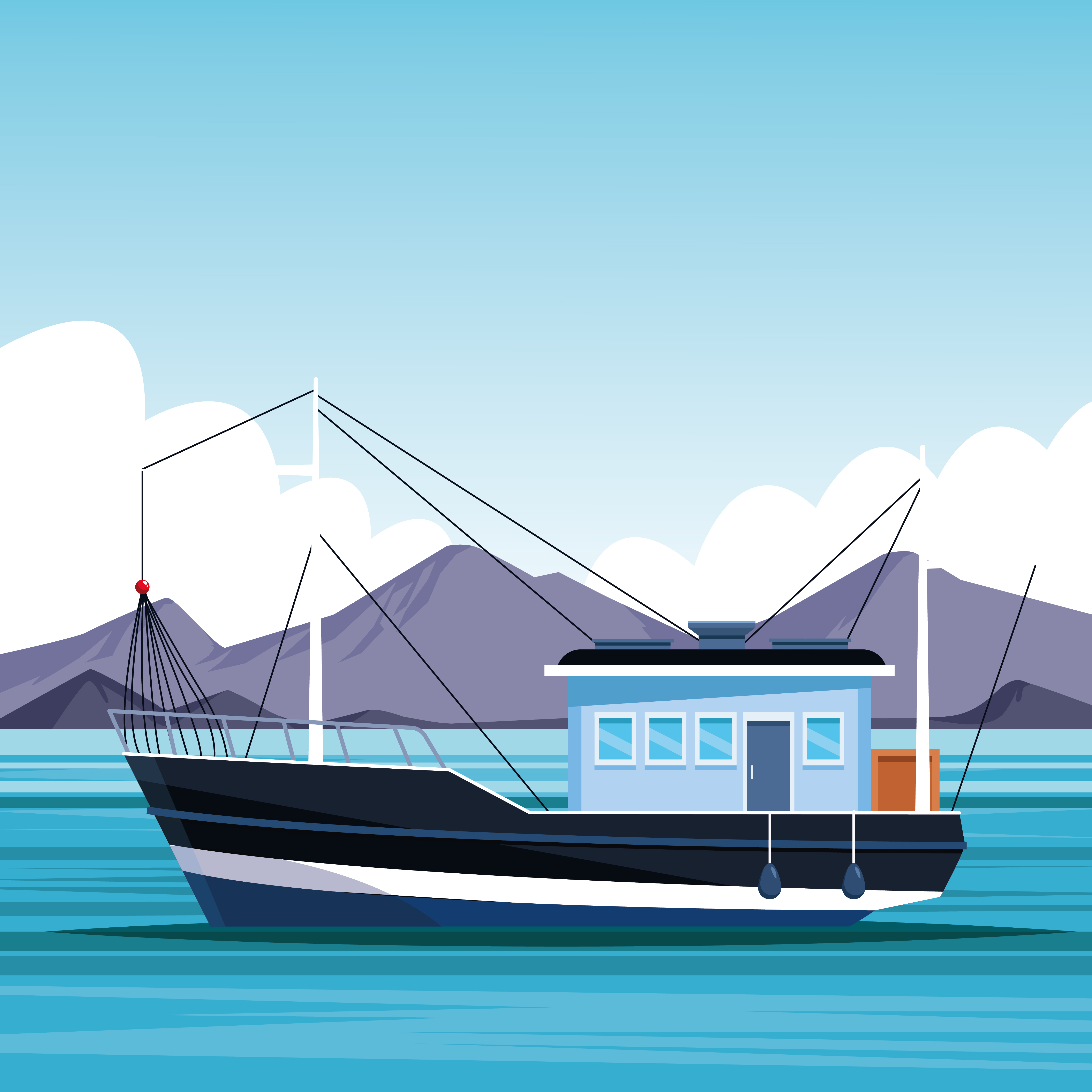 Download fishing boat cartoon - Download Free Vectors, Clipart ...