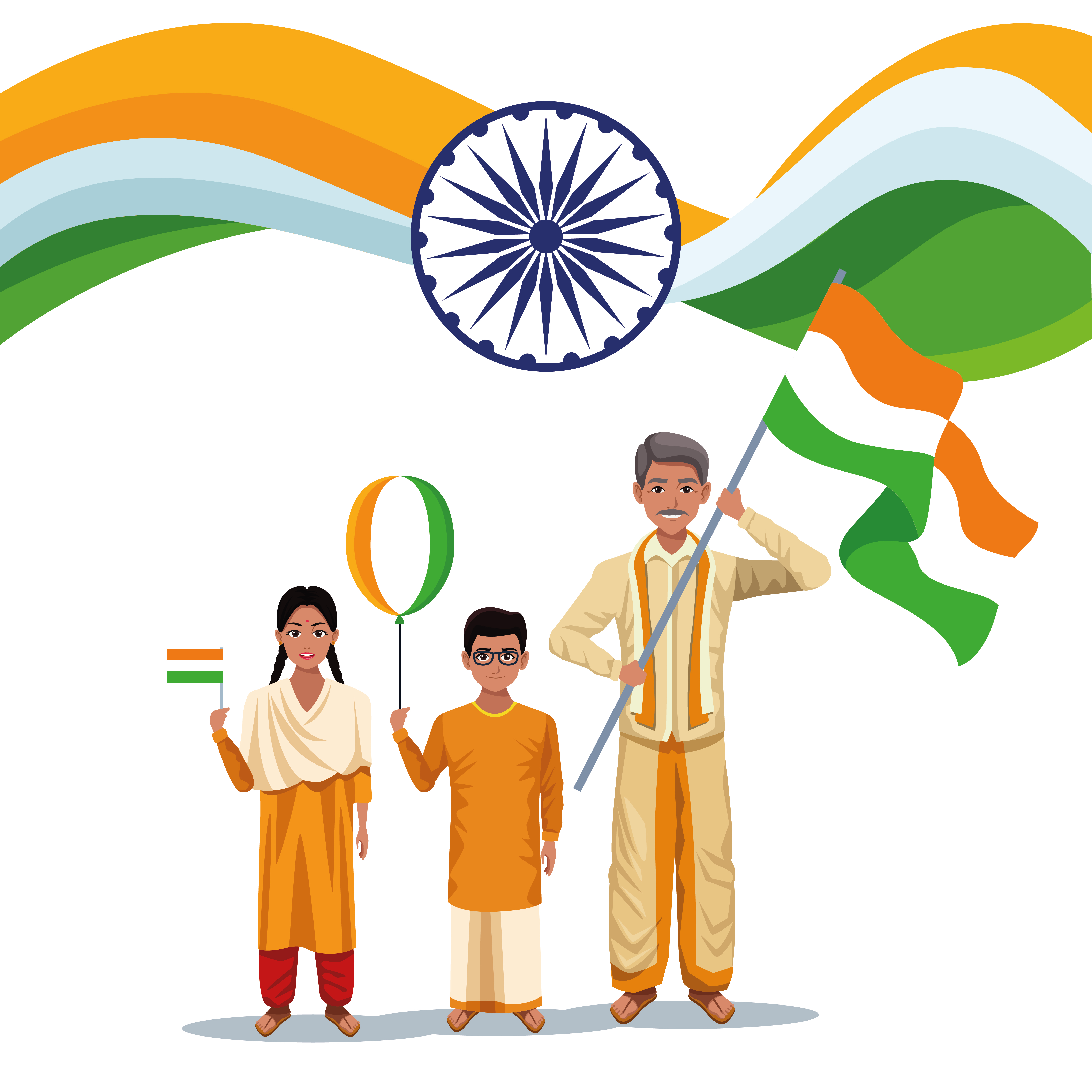 Indian Independence Day Art