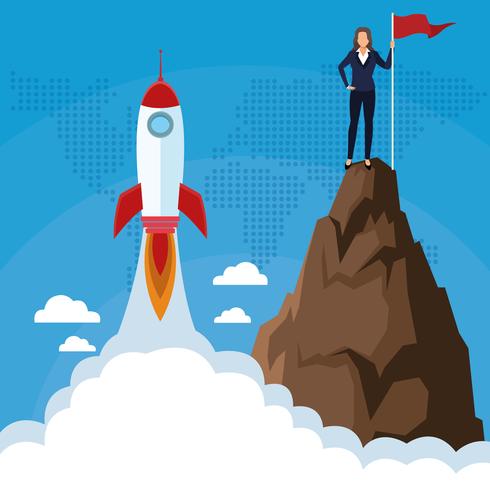 Startup business concept vector