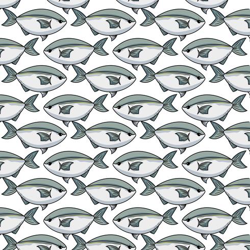 delicious seafood fish with natural nutrition background vector