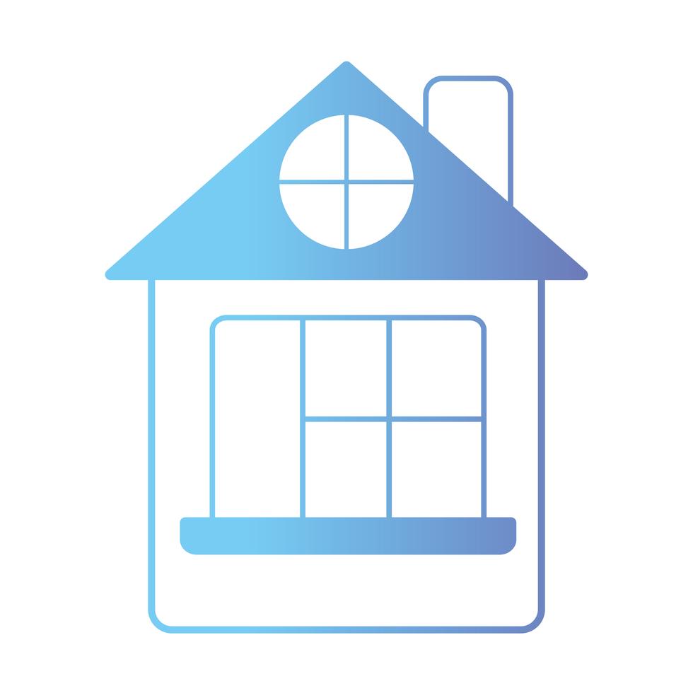 line house with door and window and roof 657949 Vector Art at Vecteezy