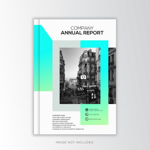 Annual Report Corporate, creative Design vector