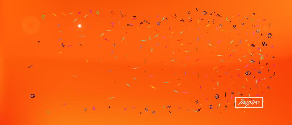 Minimal abstract ultra wide space background  vector