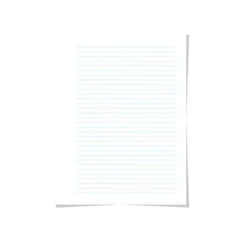 note book paper vector