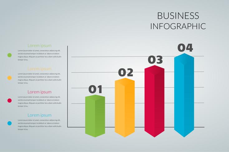 negocio gráfico infografía vector