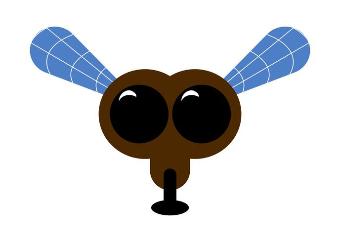 Fly cartoon vector