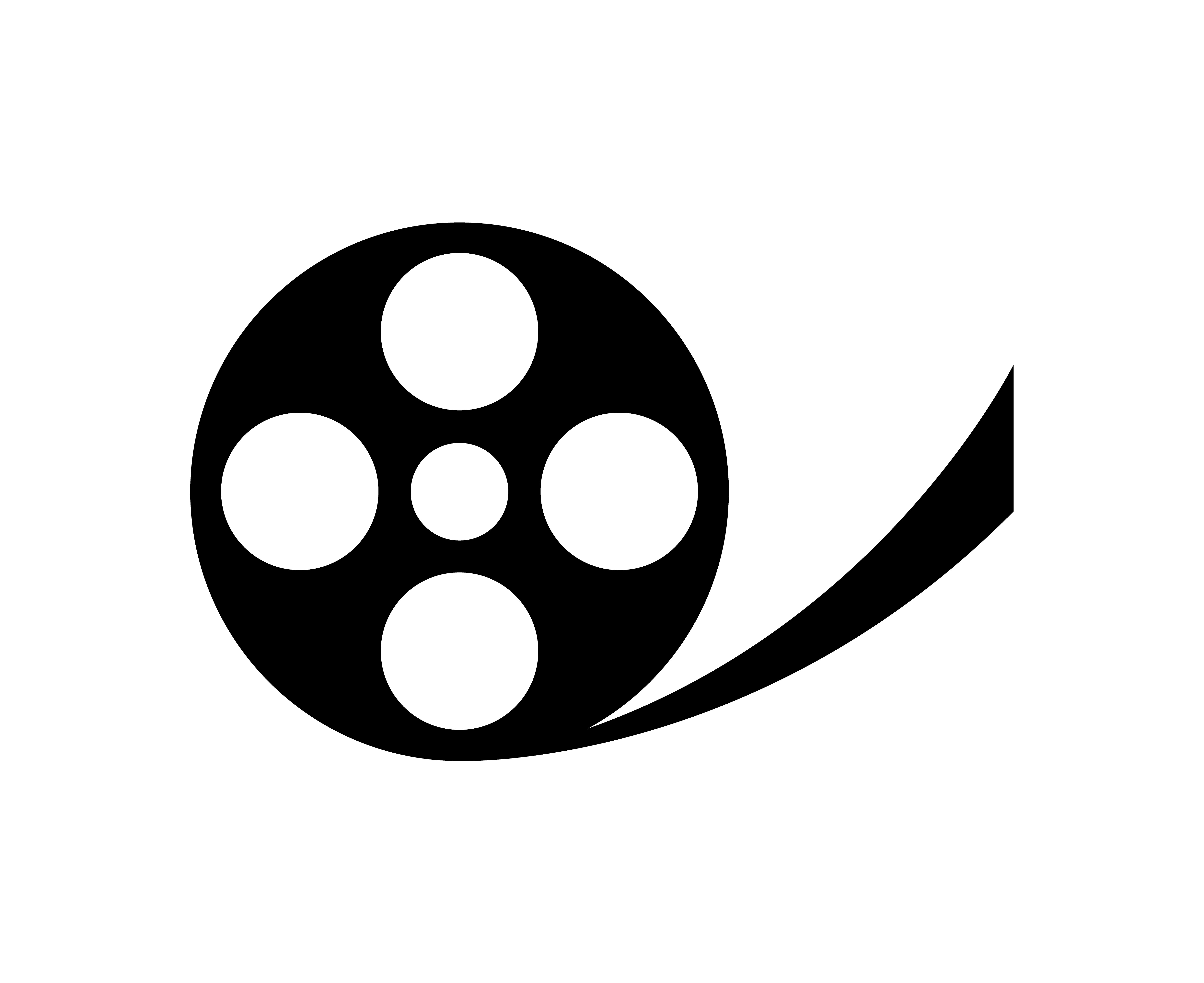 Movie film reel on white 658656 Vector Art at Vecteezy