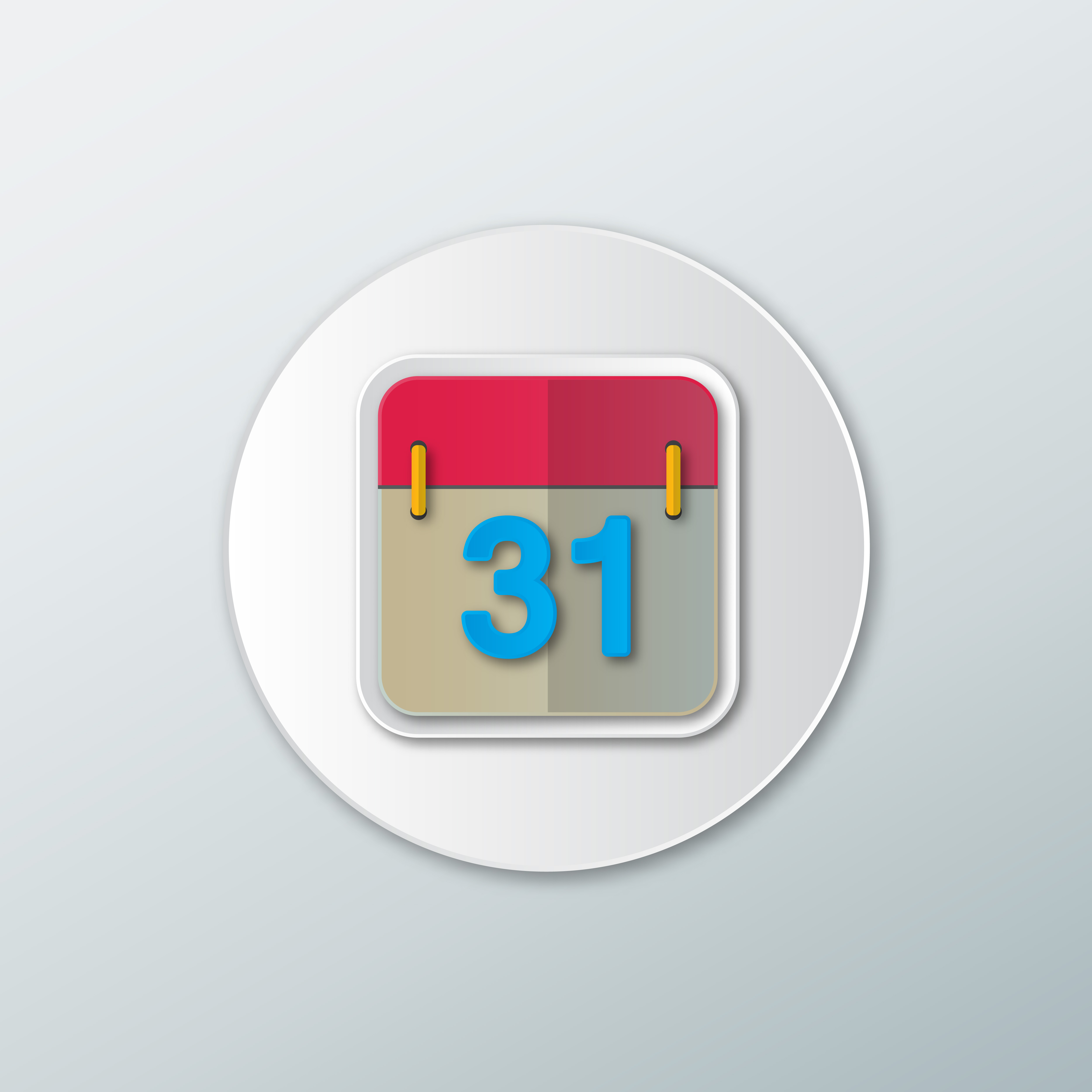 Icon tearoff calendar with the date 658750 Vector Art at Vecteezy