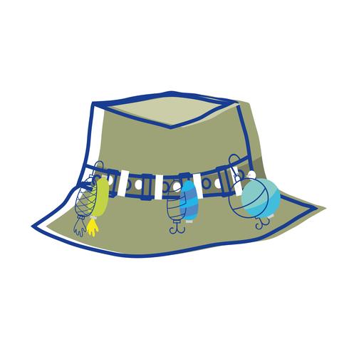 Download fishing peasant hat object, to warker - Download Free ...