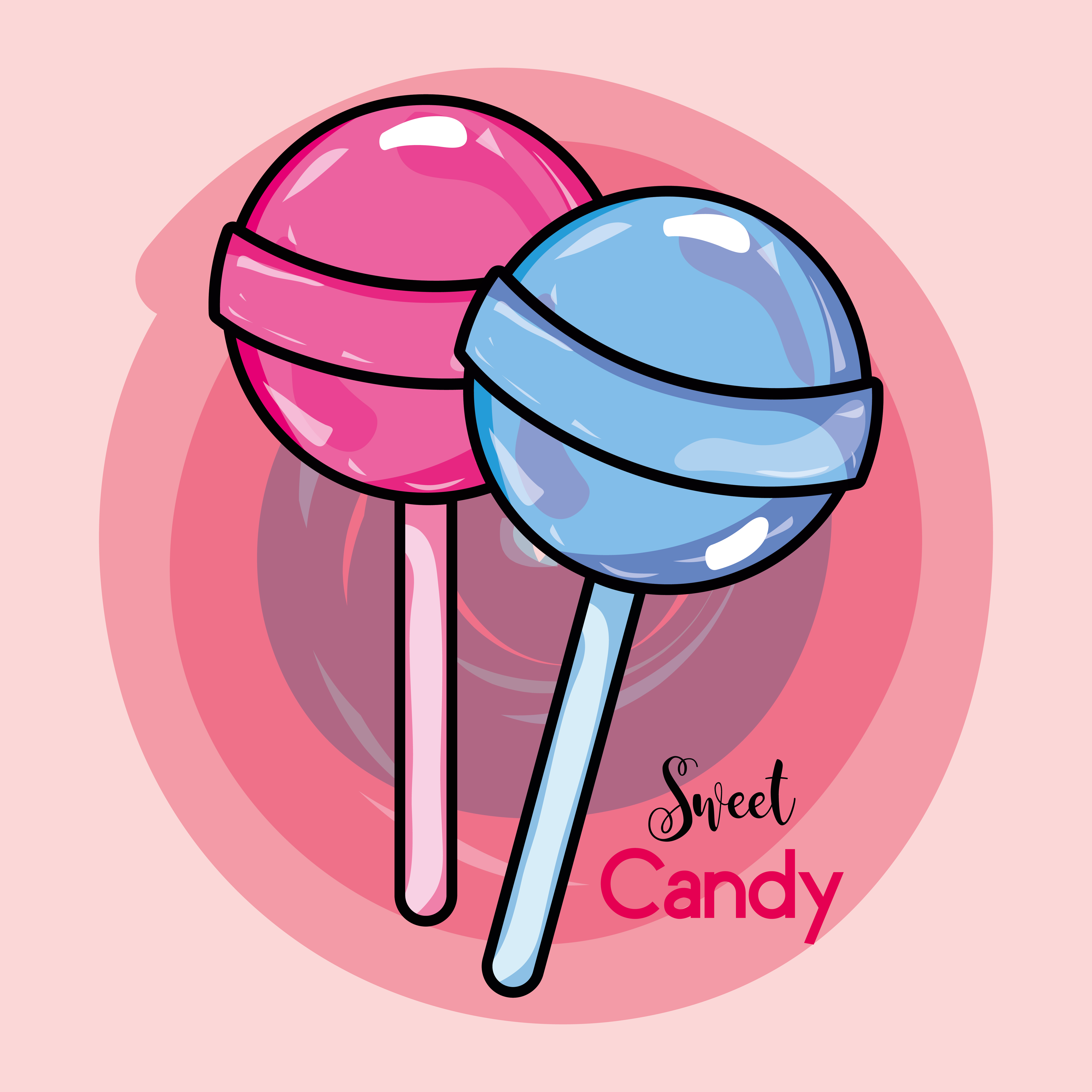 tasty sweet candy with delicious texture 659082 Vector Art at Vecteezy