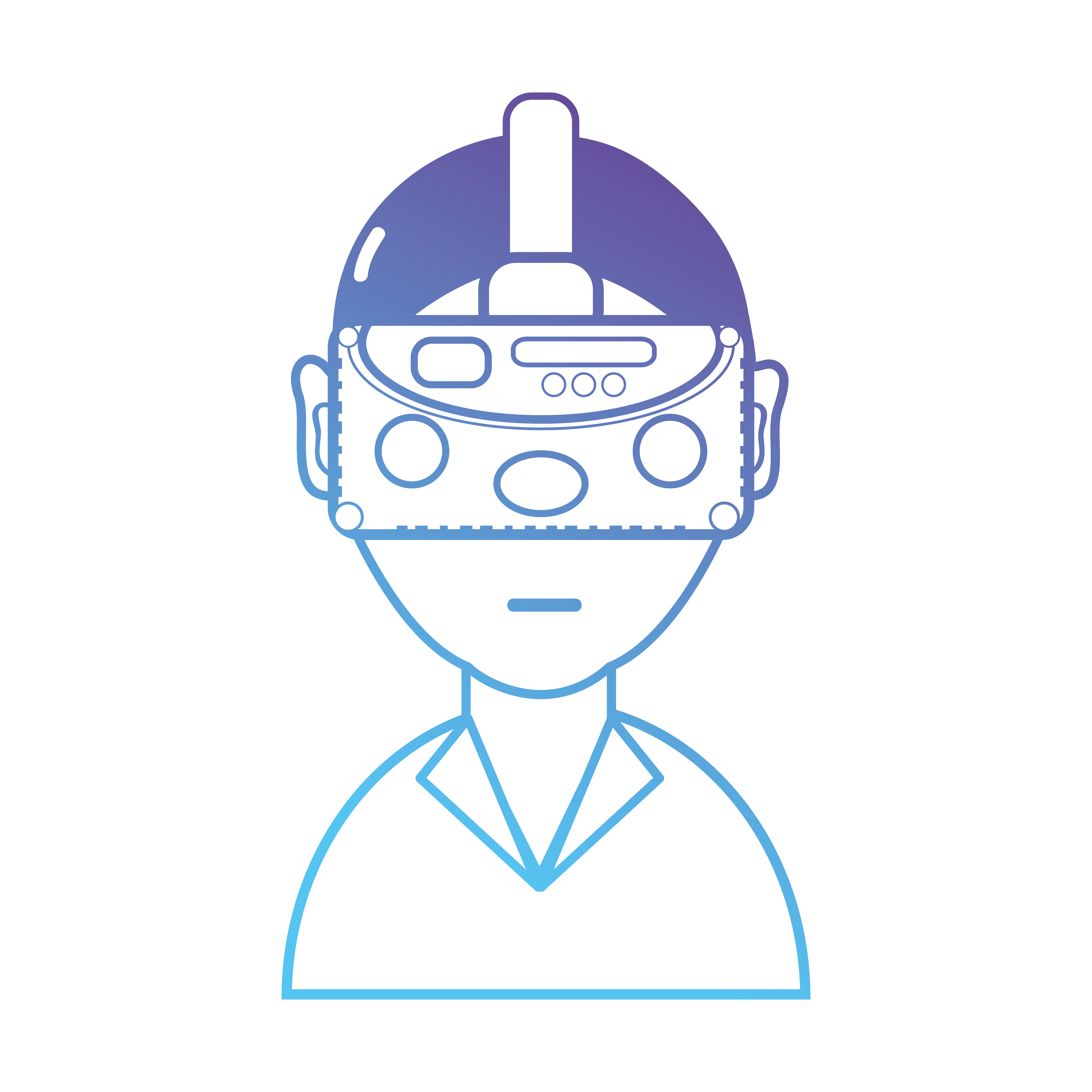 Download line boy with 3d mask glasses technology - Download Free Vectors, Clipart Graphics & Vector Art