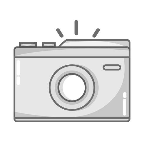 grayscale digital camera to take a picture art vector