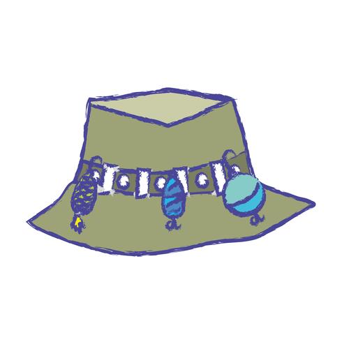 Download fishing peasant hat object, to warker - Download Free ...