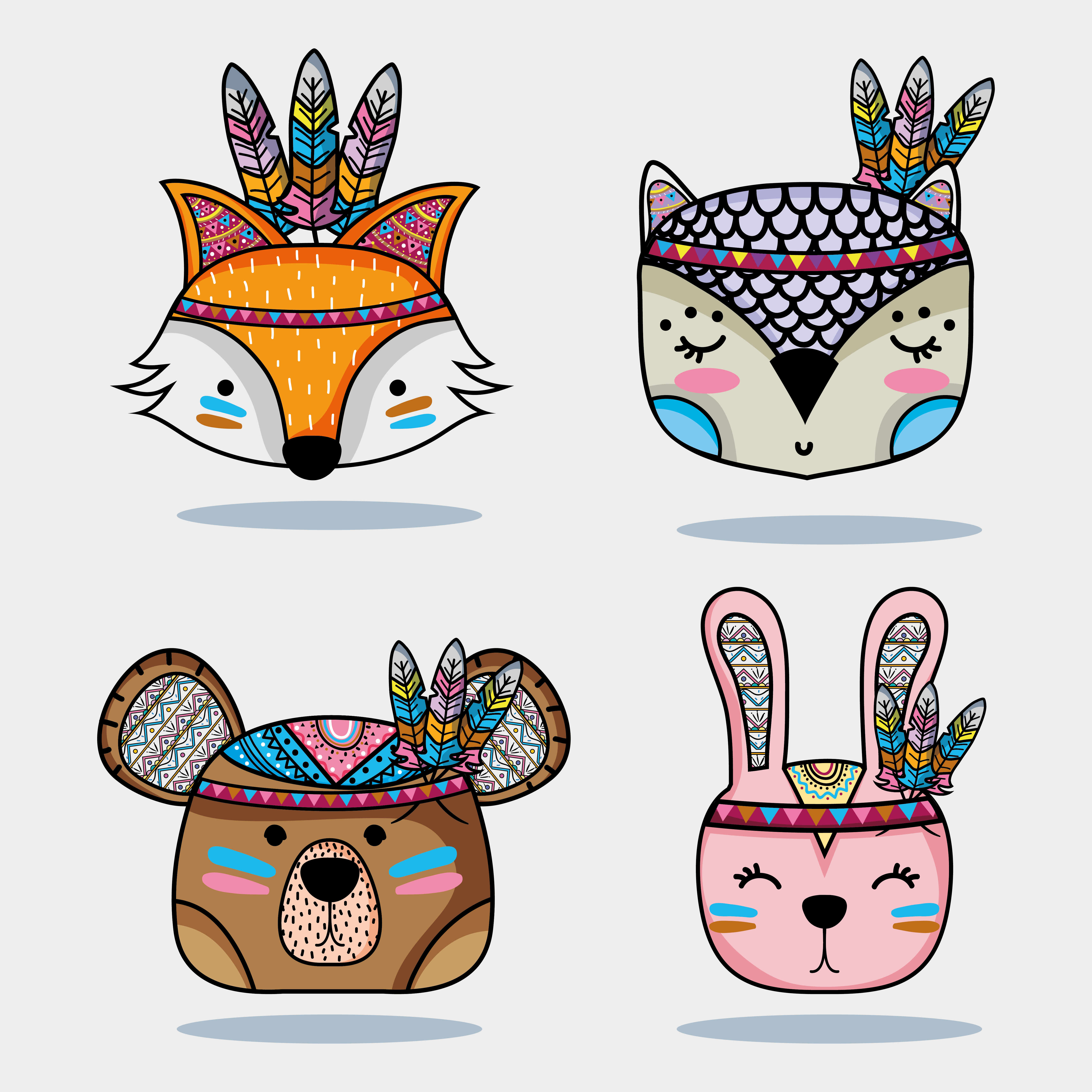 Tribal Animal Vector Art, Icons, and Graphics for Free Download