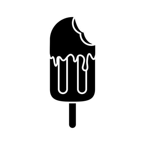 icono de helado vector