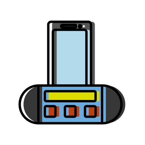 portable sound speaker icon vector