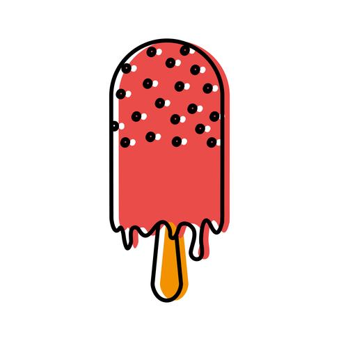 icono de helado vector