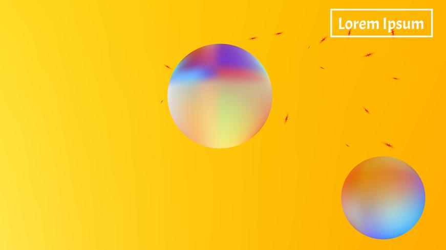 Elementary space background theme.  vector