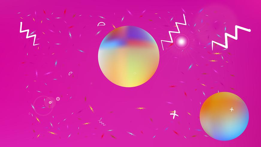 Liquid space background mesh.  vector